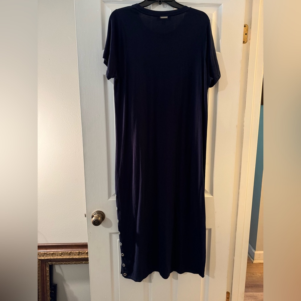Michael Kors Dark Blue Short Sleeve Dress